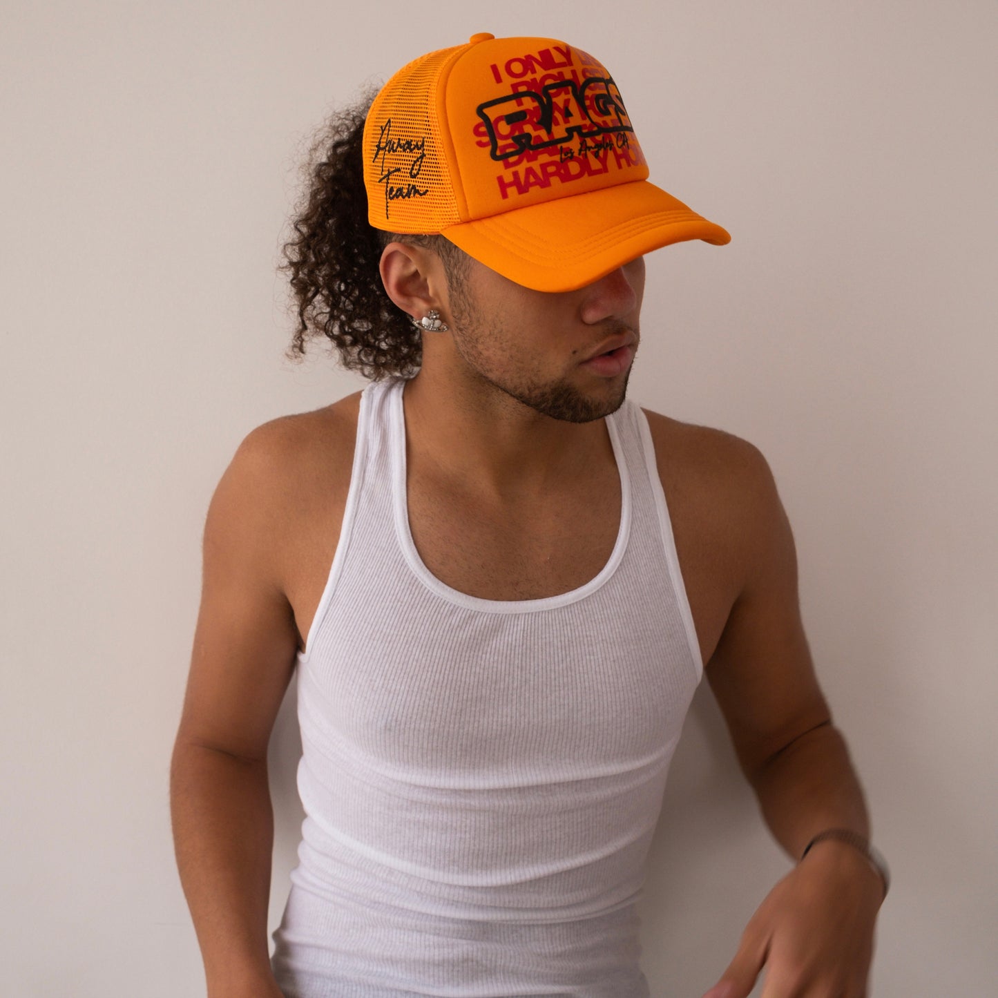 RAGS Trucker Cap 001 "Tangerine"